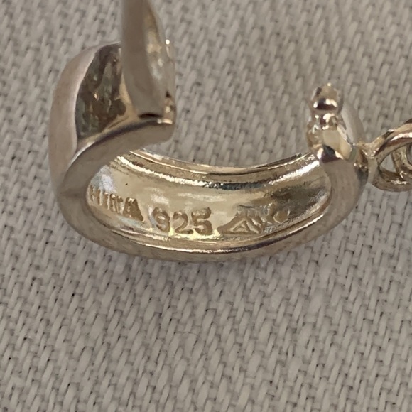 Turquoise Silver Pendant With Clasp that Opens for Chain, Rope or Pearls - Picture 3 of 6